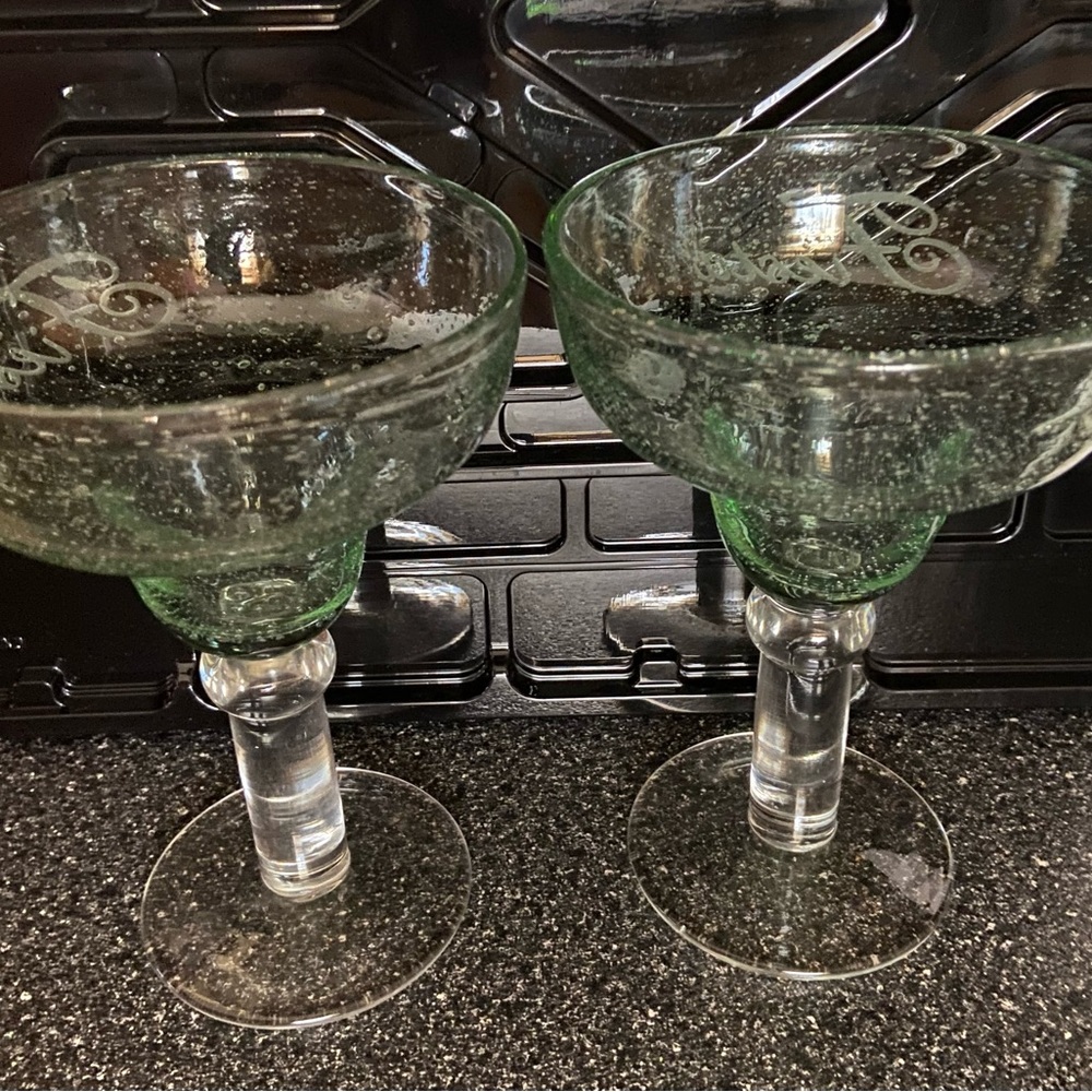 Pair of Margarita glasses - Picture 3 of 4